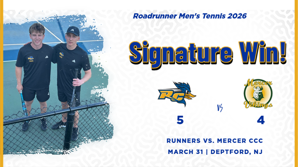 Men's Tennis: Rollins, Marker Lift Roadrunners to Key Win Over Mercer CCC