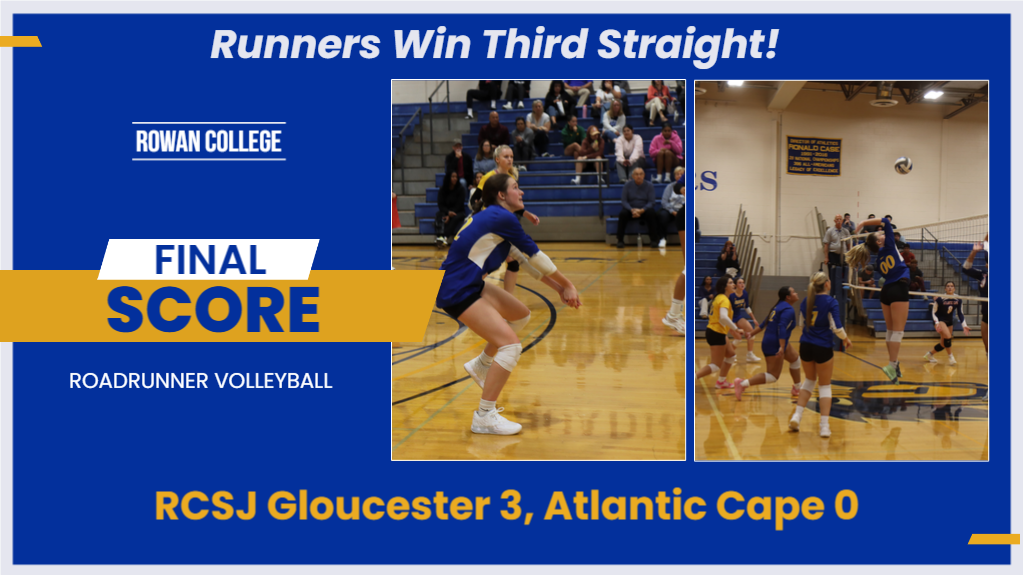 A Winning Surge! Roadrunner Volleyball Blanks Atlantic Cape CC for Third Straight  Triumph!