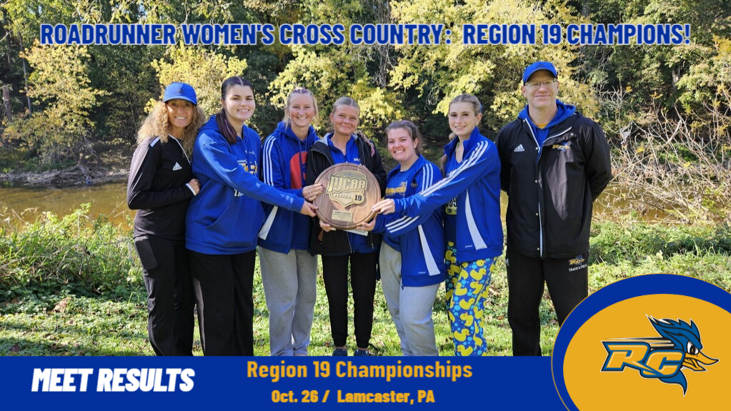 Roadrunner Women's Cross Country Team Races to Third Straight Region 19 Championship!